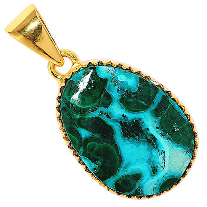 Azurite In Malachite Pendant PM-1325 TP01161