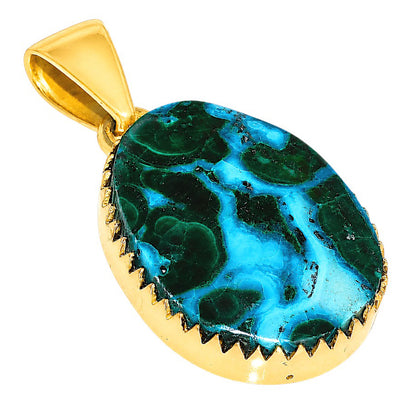 Azurite In Malachite Pendant PM-1325 TP01161