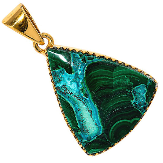 Azurite In Malachite Pendant PM-1325 TP01162