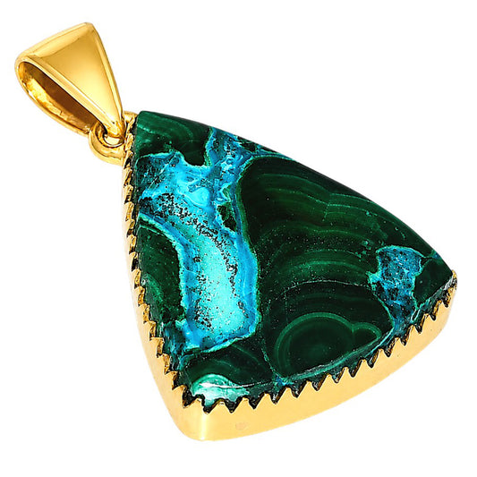 Azurite In Malachite Pendant PM-1325 TP01162