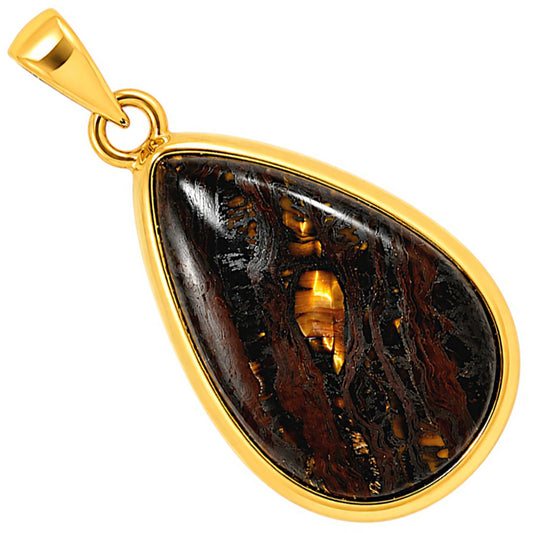 Iron Tiger Eye Pendant P-1002 TP01166