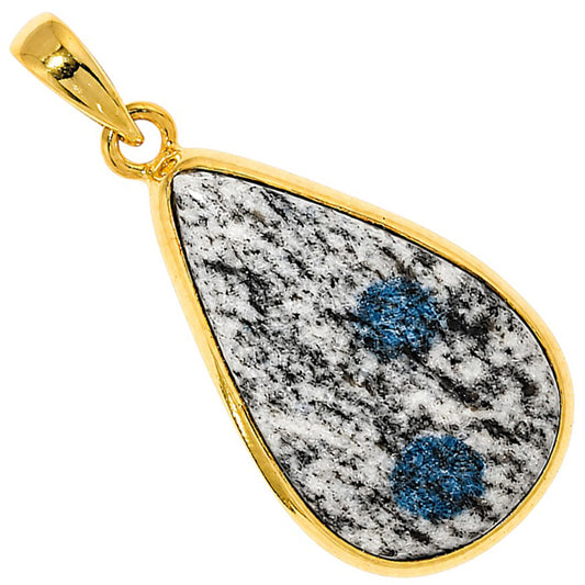 K2 Blue - Azurite In Quartz Pendant P-1002 TP01168