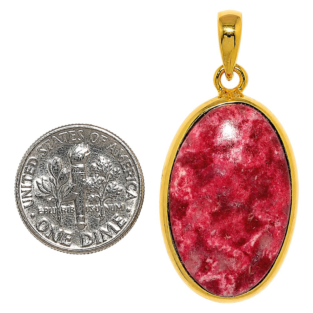 Pink Thulite Pendant P-1002 TP01170