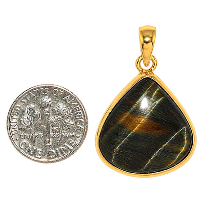 Blue Tiger Eye Pendant P-1002 TP01175