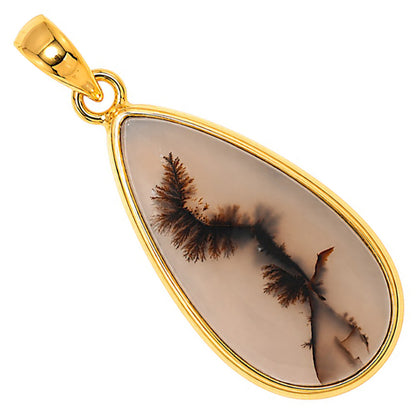Scenic Dendritic Agate Pendant P-1124 TP01176
