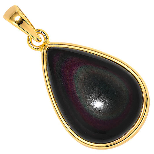 Obsidian Eye Pendant P-1124 TP01179