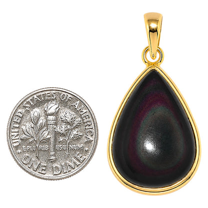 Obsidian Eye Pendant P-1124 TP01179