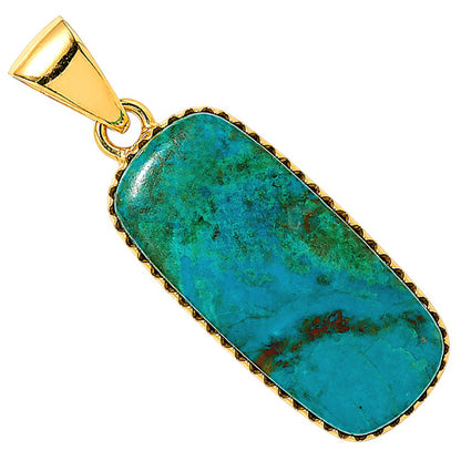 Azurite Chrysocolla Pendant P-1060 TP01182