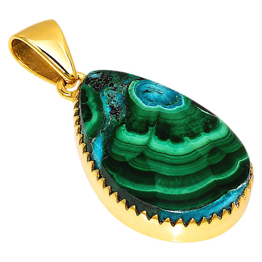 Azurite In Malachite Pendant P-1060 TP01184