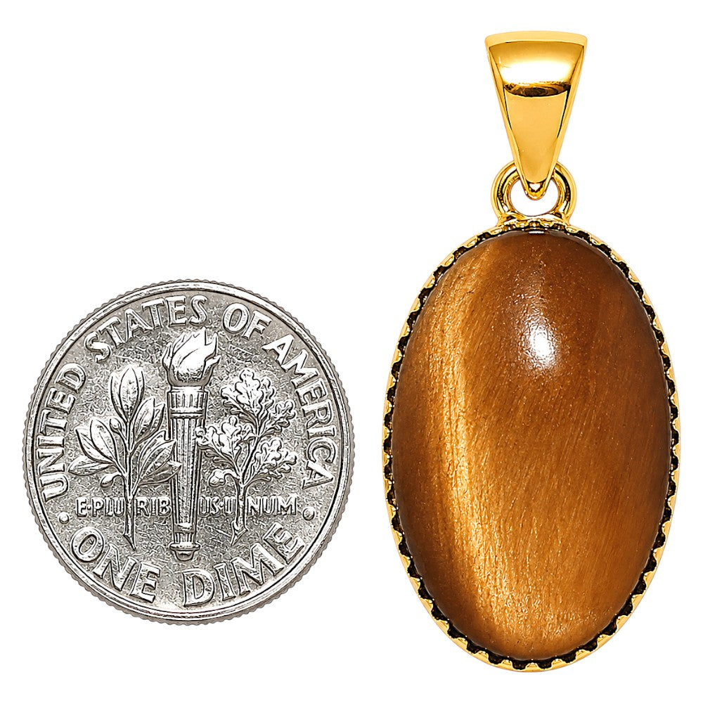 Tiger Eye Pendant P-1060 TP01185