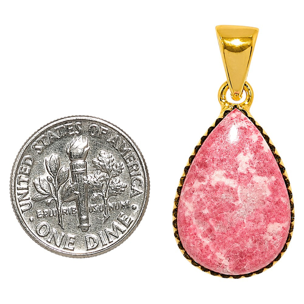 Pink Thulite Pendant P-1060 TP01195