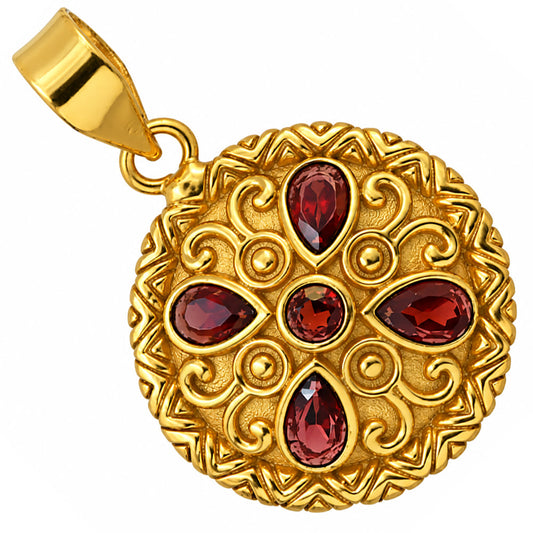 Hessonite Garnet Pendant PM-1750 TP01196
