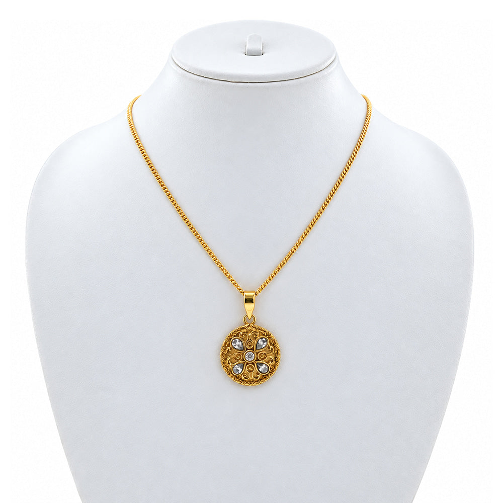 White Zircon Pendant PM-1750 TP01197