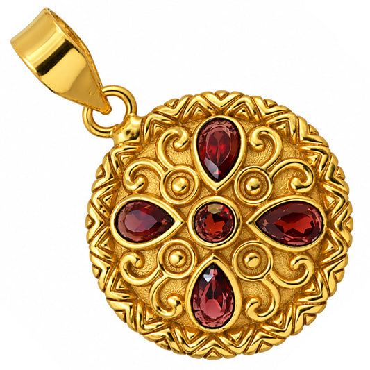 Hessonite Garnet Pendant PM-1750 TP01198