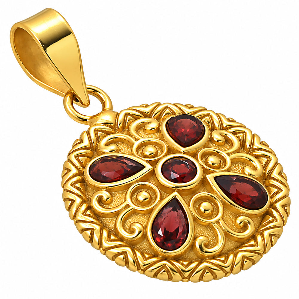 Hessonite Garnet Pendant PM-1750 TP01198