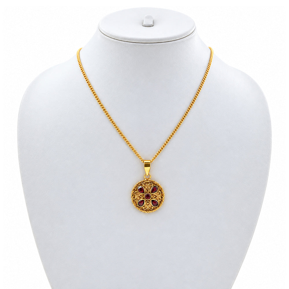 Hessonite Garnet Pendant PM-1750 TP01198