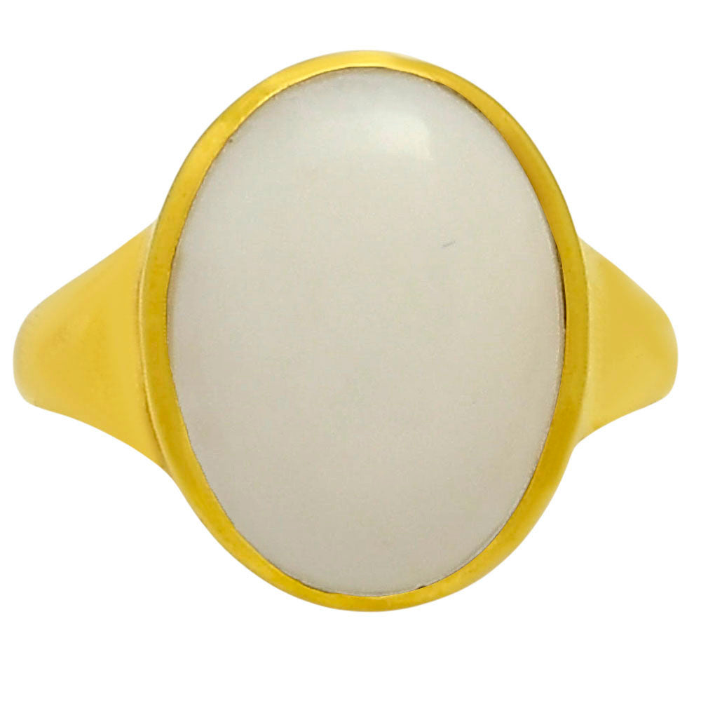 White Opal Ring size-7 RM-1004 TR01125