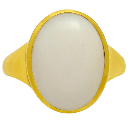White Opal Ring size-7 RM-1004 TR01125