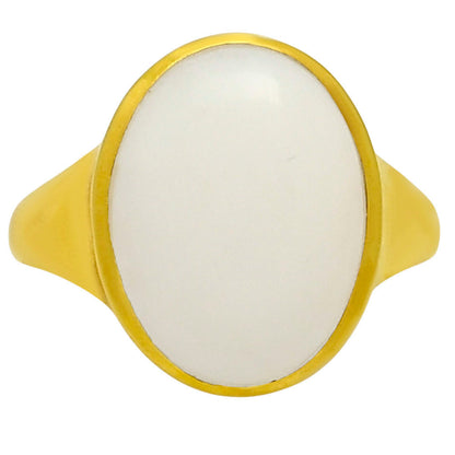 White Opal Ring size-8.5 RM-1004 TR01126