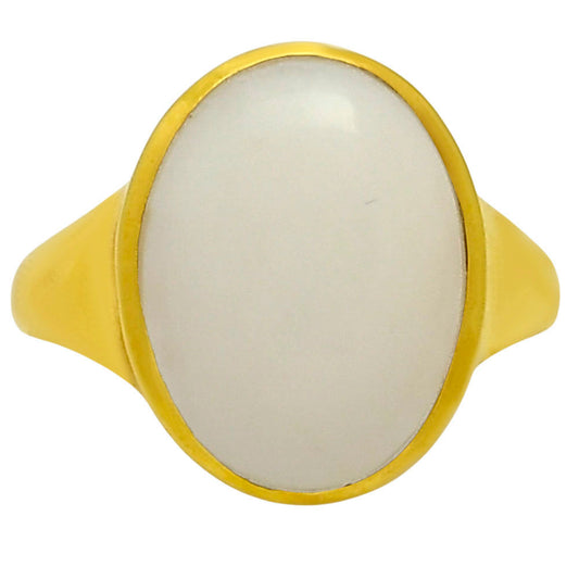White Opal Ring size-10 RM-1004 TR01127