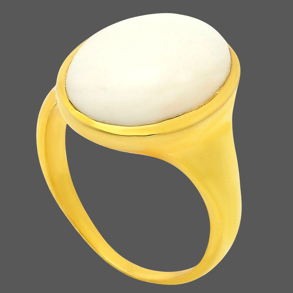White Opal Ring size-10 RM-1004 TR01127