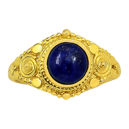 Lapis Lazuli Ring size-7 RM-1346 TR01129