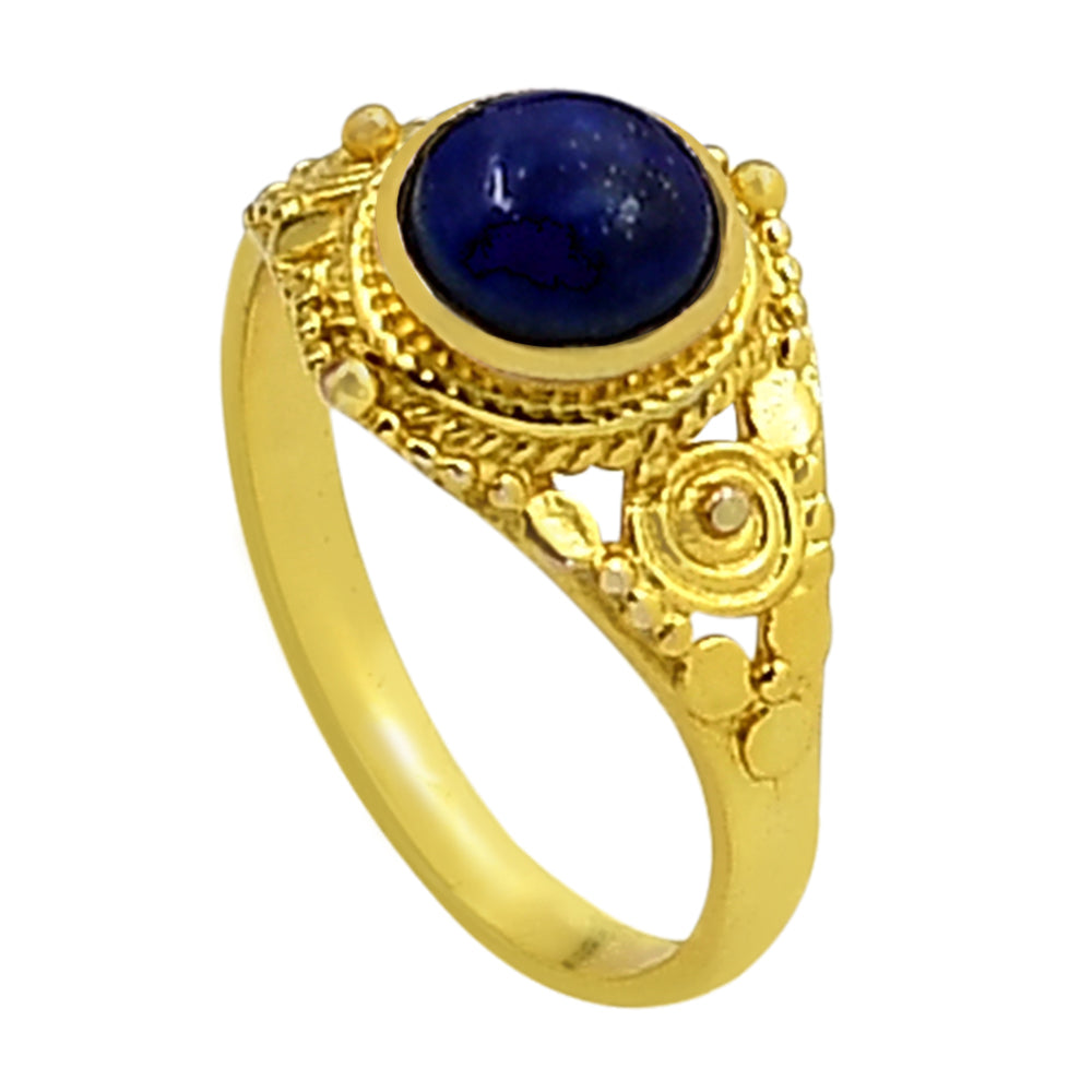 Lapis Lazuli Ring size-7 RM-1346 TR01129
