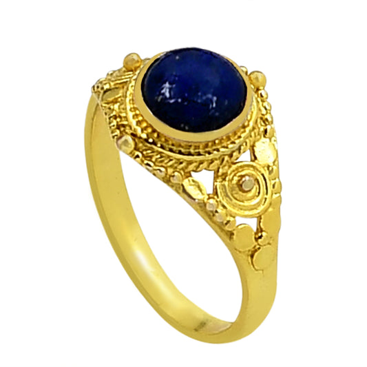 Lapis Lazuli Ring size-7 RM-1346 TR01130