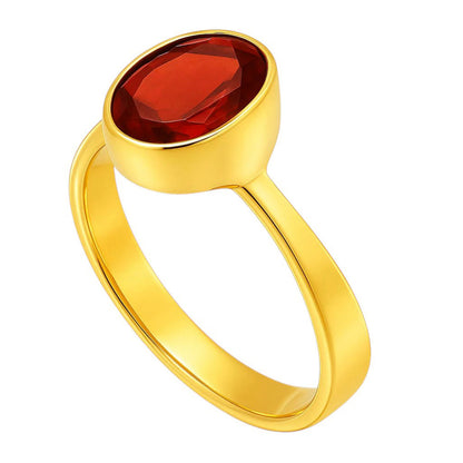 Hessonite Garnet Ring size-6.5 RM-1001 TR01137