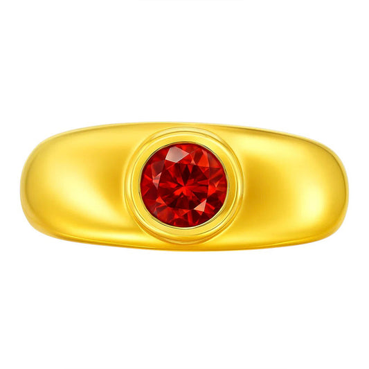Hessonite Garnet Ring size-7 RM-1758 TR01140