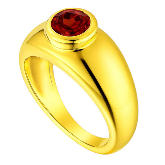 Hessonite Garnet Ring size-7 RM-1758 TR01140