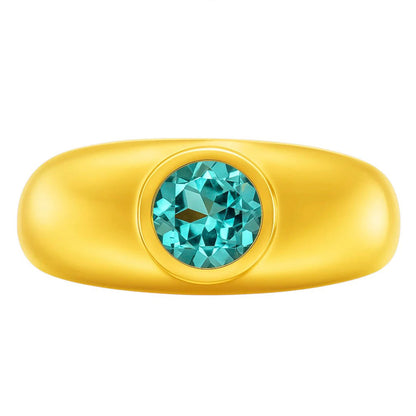 London Blue Topaz Ring size-7 RM-1758 TR01142