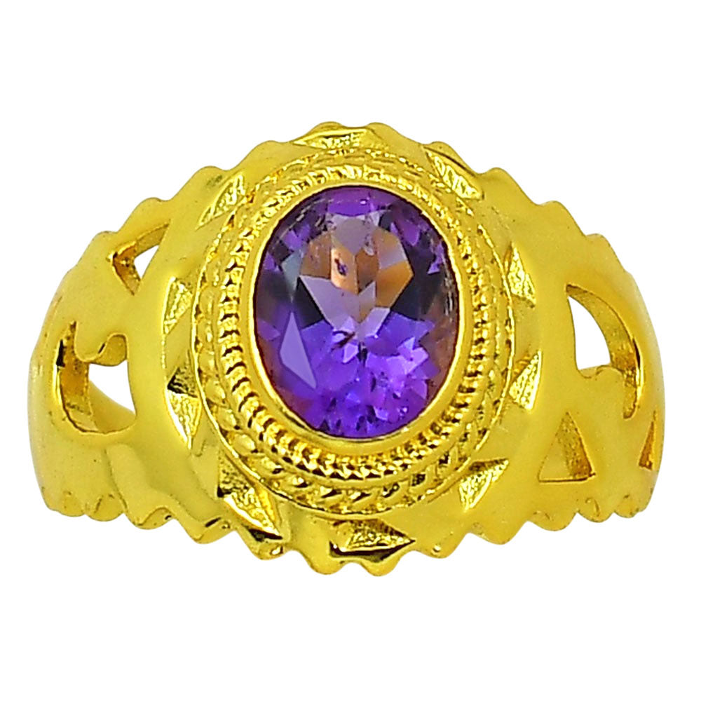 Amethyst Ring size-7 RM-1299 TR01210