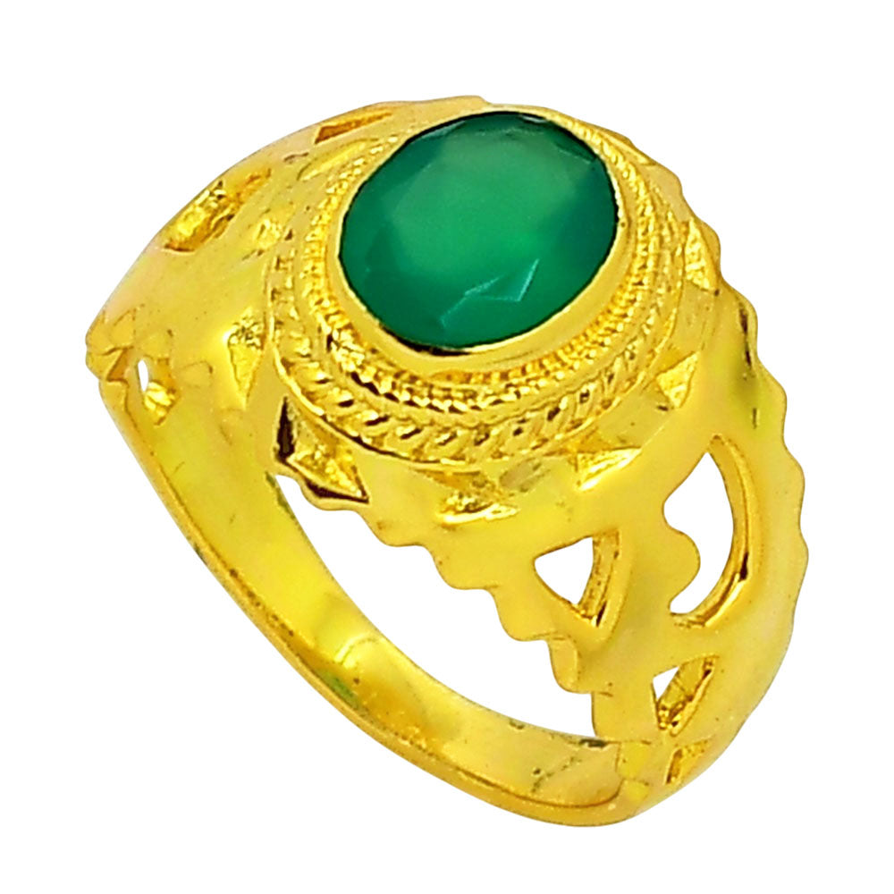 Green Onyx Ring size-10 RM-1299 TR01233