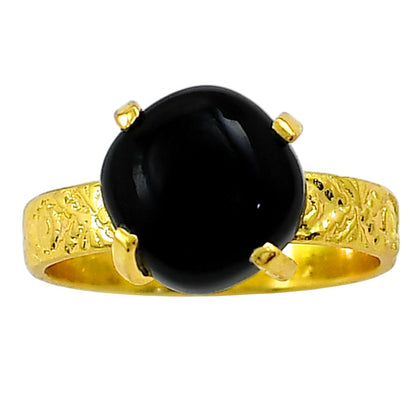 Black Onyx Ring size-10 RM-1019 TR01294
