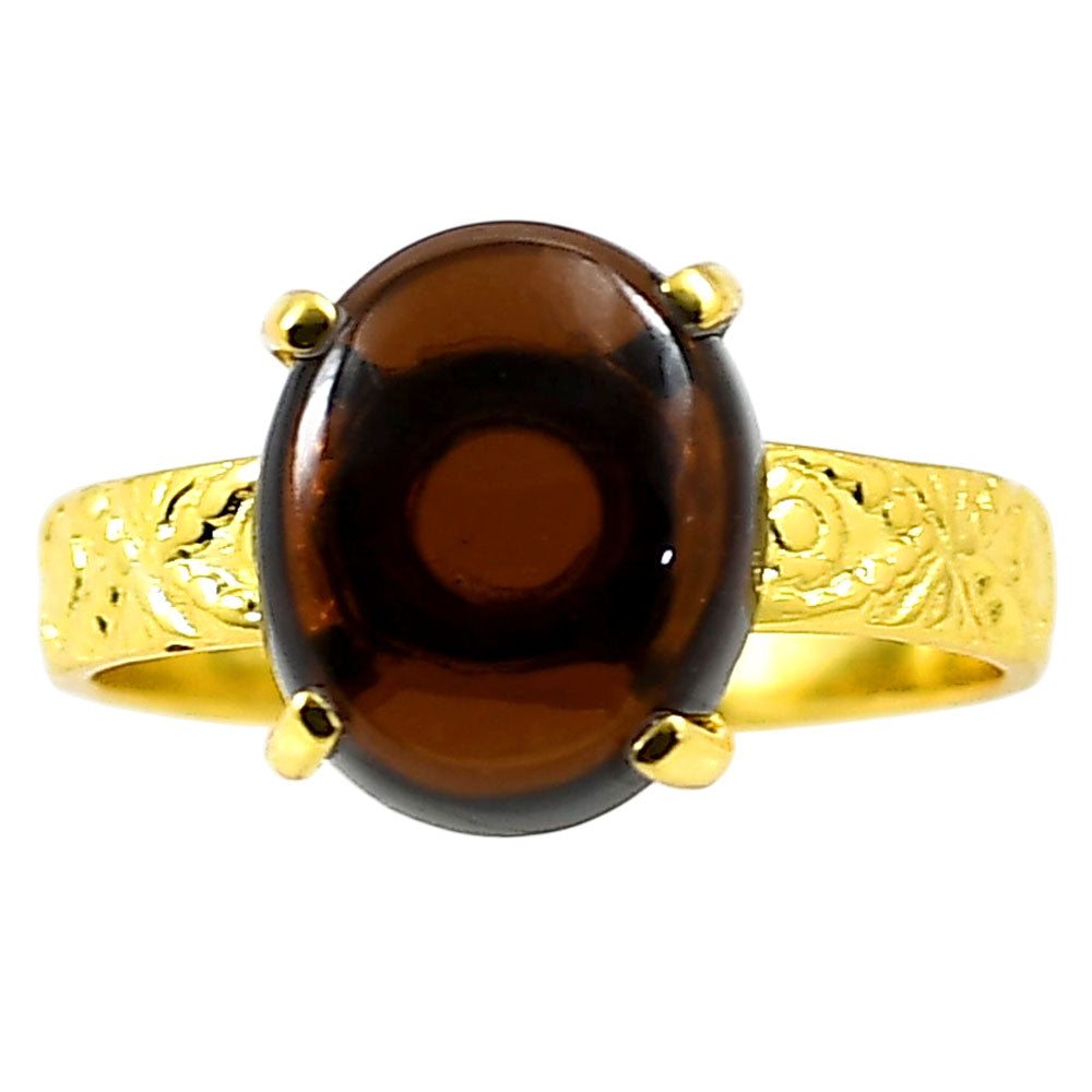 Hessonite Garnet Ring size-9 RM-1019 TR01315