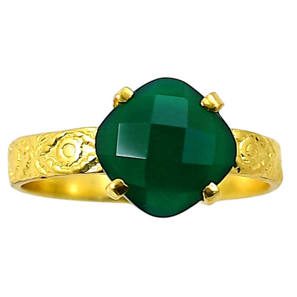 Green Onyx Ring size-10 RM-1019 TR01318