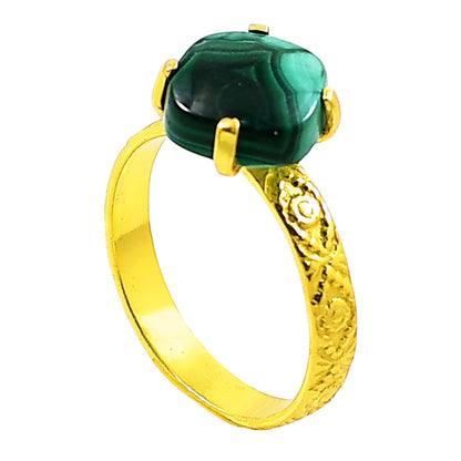 Malachite Eye Ring size-10 RM-1019 TR01319