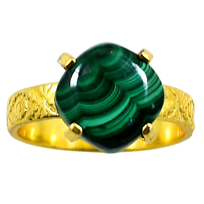 Malachite Eye Ring size-7 RM-1019 TR01320