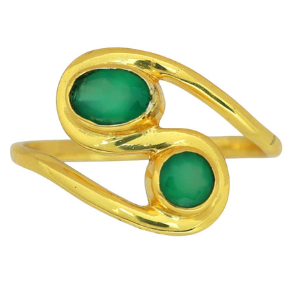 Green Onyx Ring size-9 RM-1039 TR01324