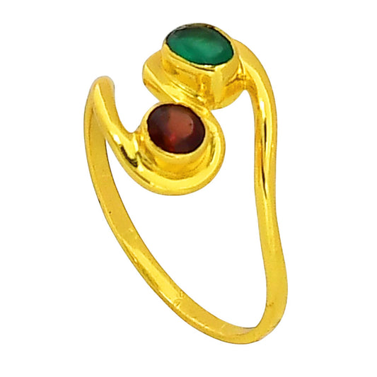 Green Onyx Ring size-7 RM-1039 TR01325
