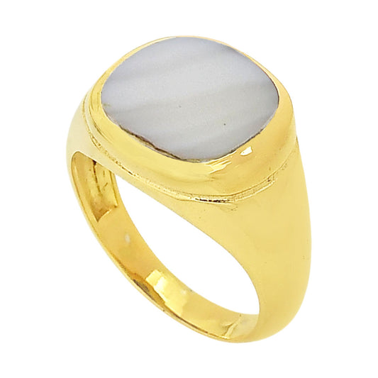 White Opal Ring size-8 RM-1115 TR01341
