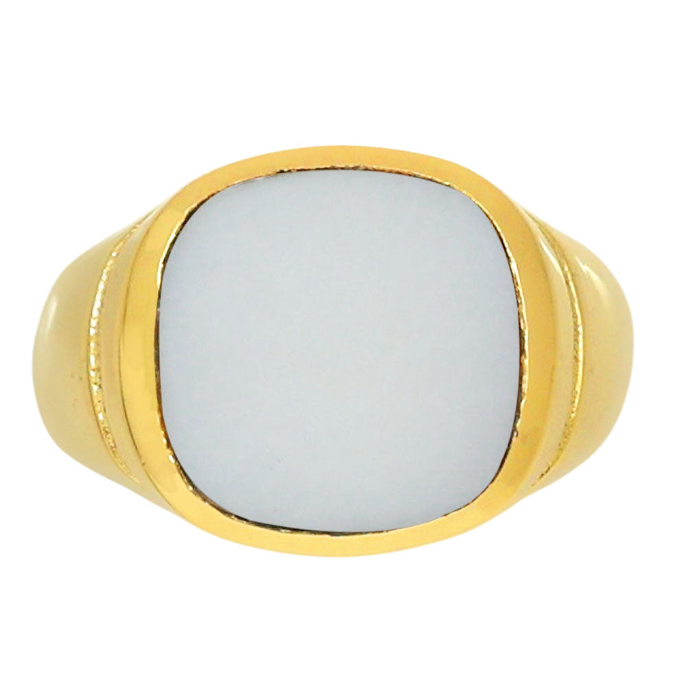 White Opal Ring size-9 RM-1115 TR01342