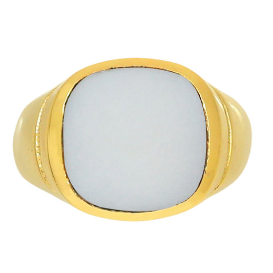 White Opal Ring size-9 RM-1115 TR01342