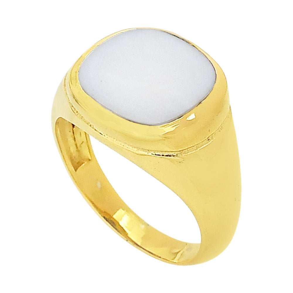 White Opal Ring size-9 RM-1115 TR01342