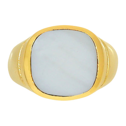 White Opal Ring size-10 RM-1115 TR01343