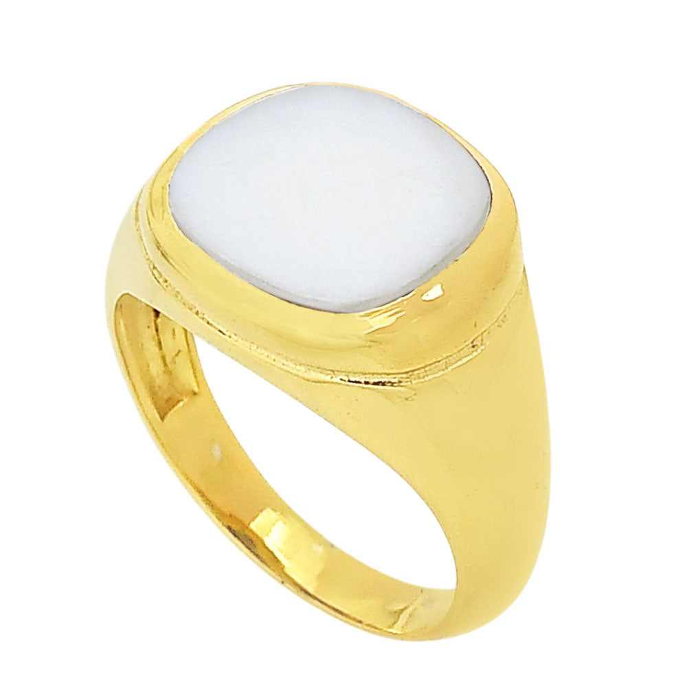White Opal Ring size-10 RM-1115 TR01343