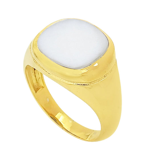 White Opal Ring size-10 RM-1115 TR01343