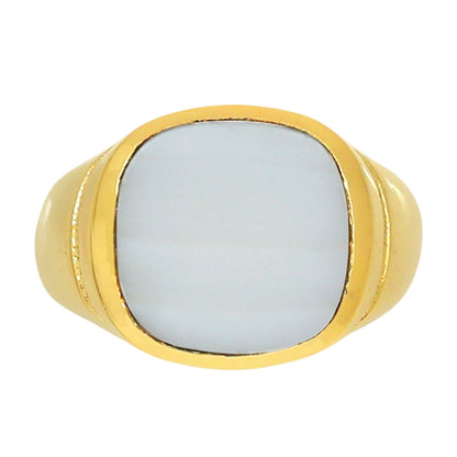 White Opal Ring size-10 RM-1115 TR01344