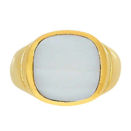 White Opal Ring size-10 RM-1115 TR01344